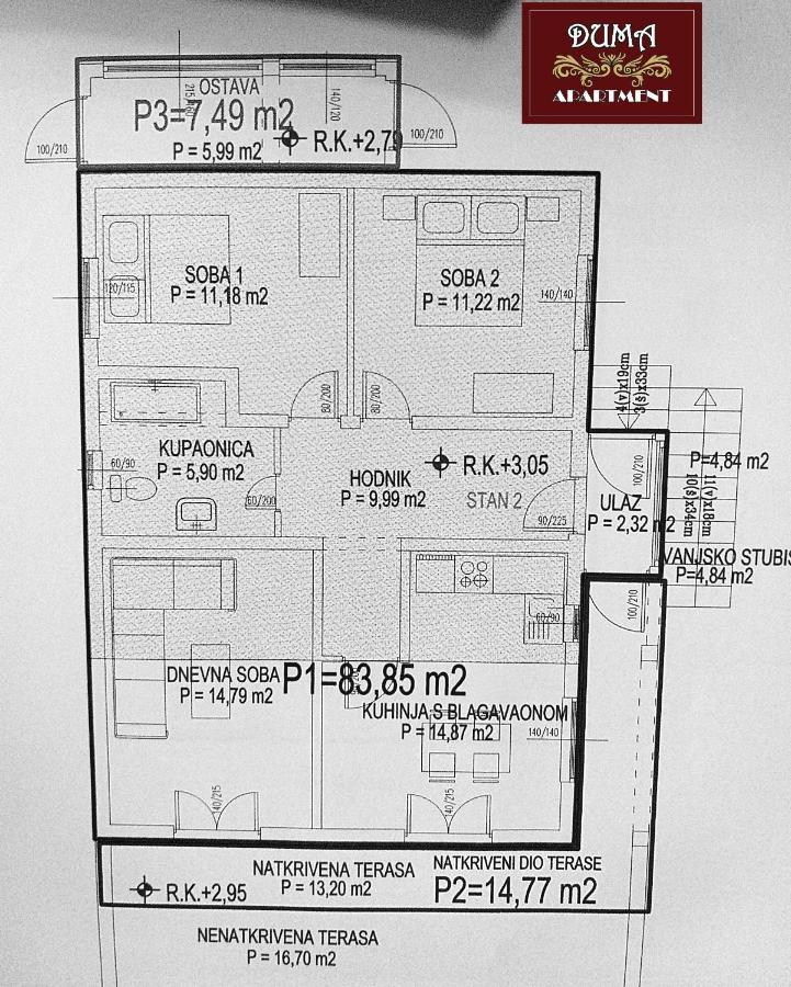 Apartment "Duma" Trogir Exterior foto